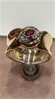 Anello Salvini Donna in Oro giallo Diamante 0.06 Ct SAR06940 - SAR06940
